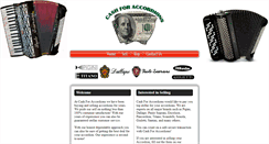 Desktop Screenshot of cashforaccordions.com